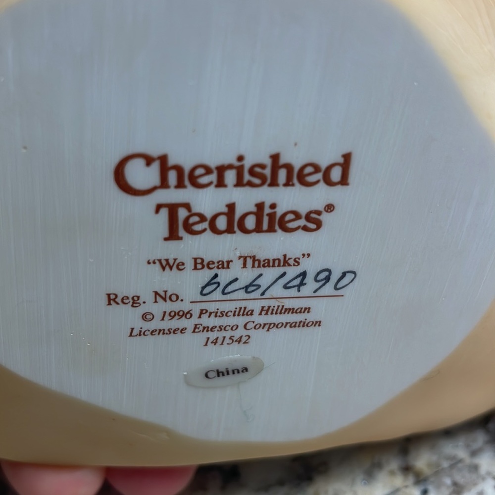 Cherished Teddies We Bear Thanks, Wyatt, and Miles - Picture 7 of 7